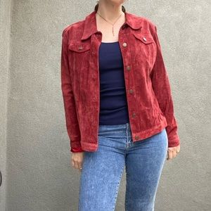 Red Suede jacket